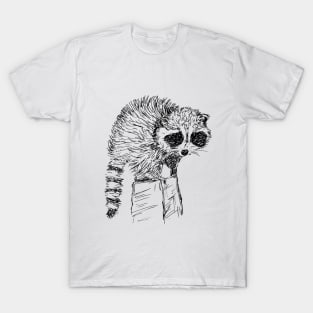 Raccoon Sketch T-Shirt